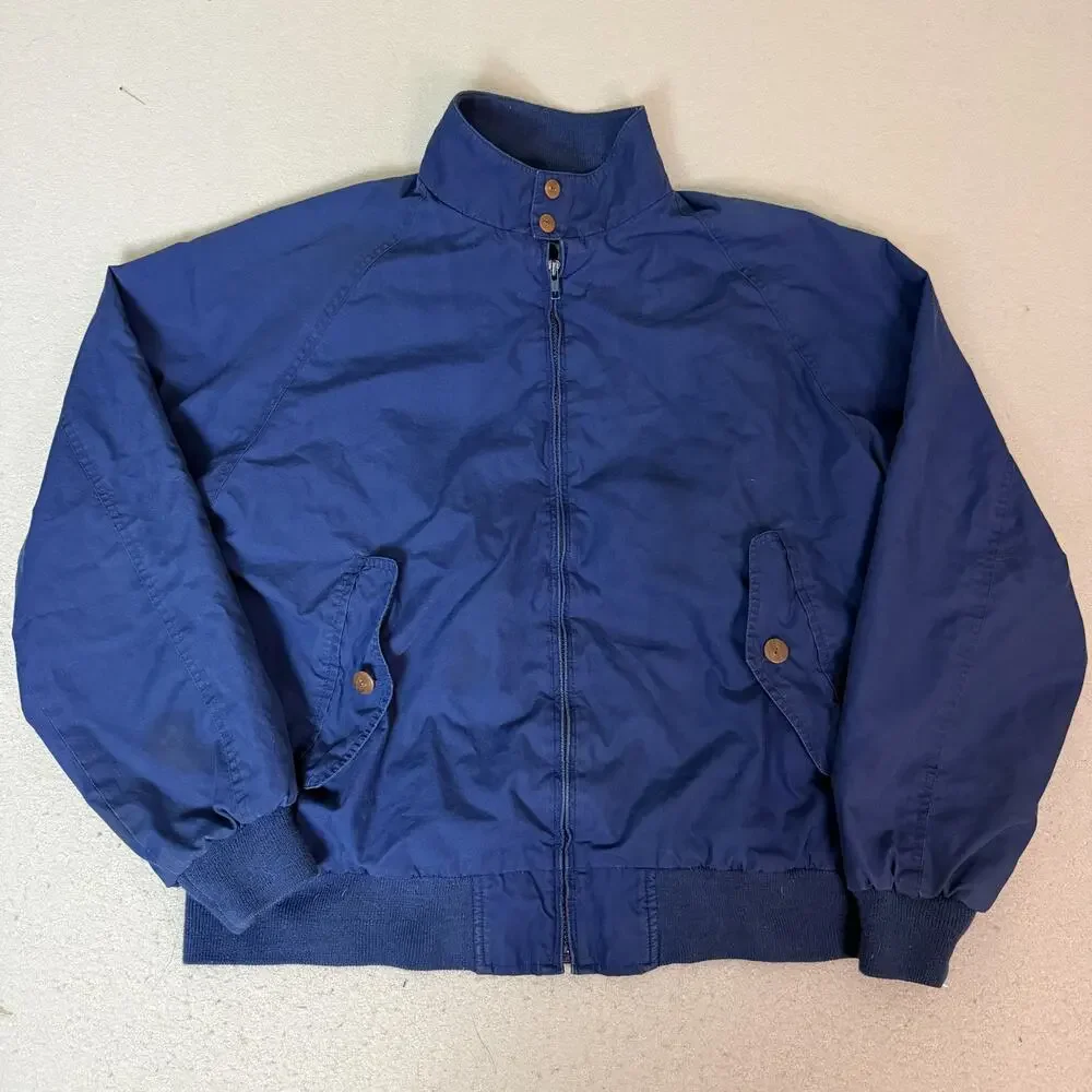 Vintage Field & Stream Gordon & Ferguson Navy Plaid Lined Jacket Large